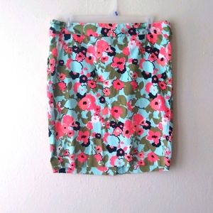 Lane Bryant floral pencil skirt Size 28